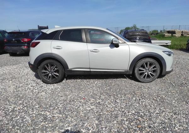 Mazda CX-3 cena 20900 przebieg: 90000, rok produkcji 2015 z Ogrodzieniec małe 137